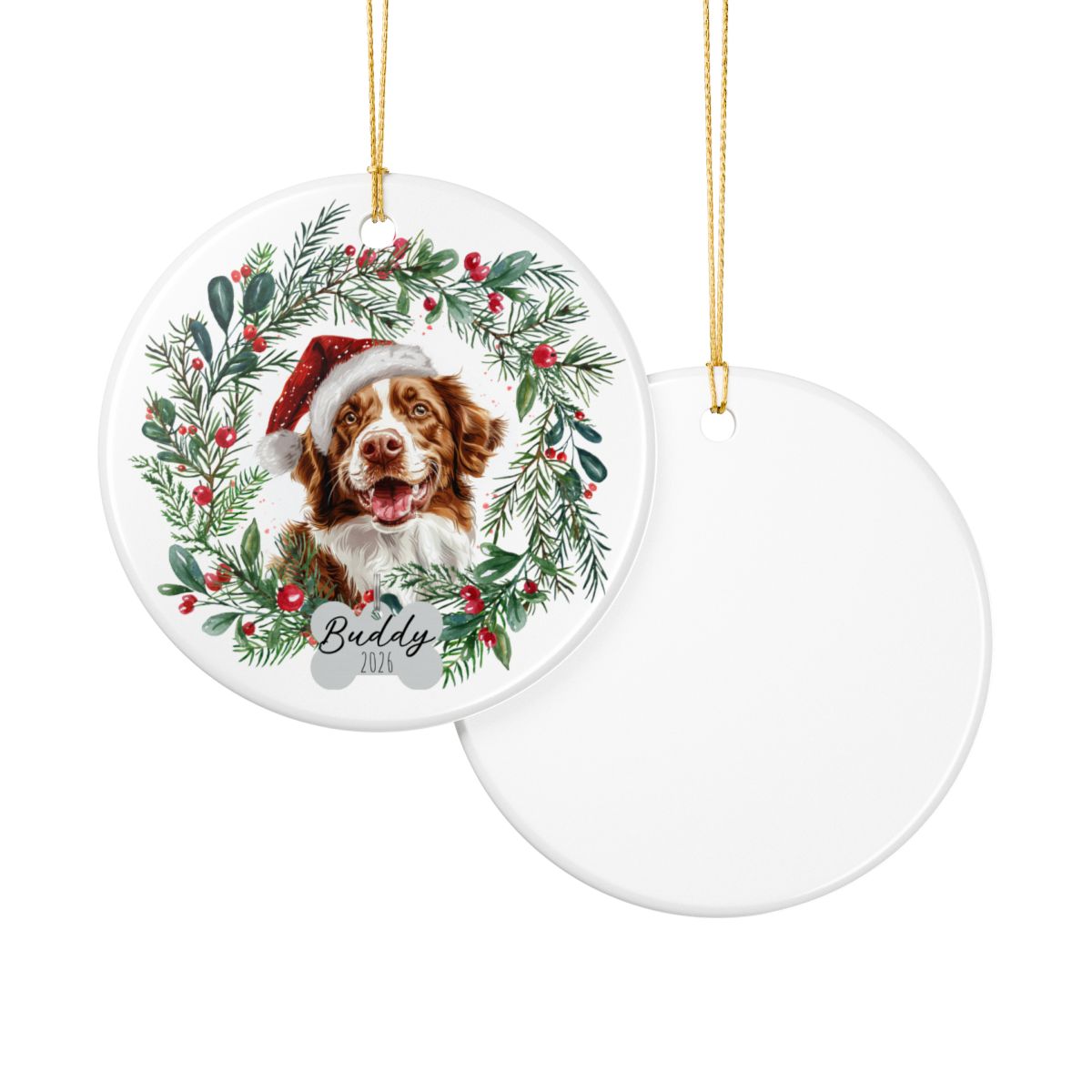 Personalized Nova Scotia Duck Tolling Retriever Christmas Ornament