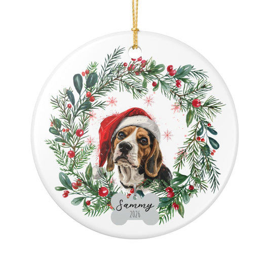 Personalized Beagle Ornament