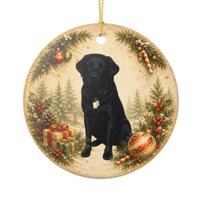 Personalized Dog Photo Christmas Ornament, Custom Pet Memorial Gift