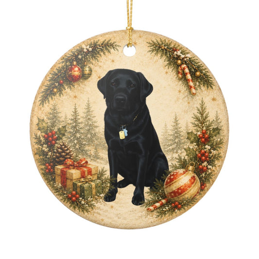 Personalized Dog Photo Christmas Ornament, Custom Pet Memorial Gift