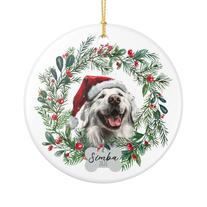 Personalized Kuvasz Christmas Ornament
