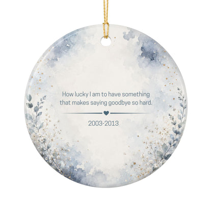 Custom Dog Photo Lucky Ornament