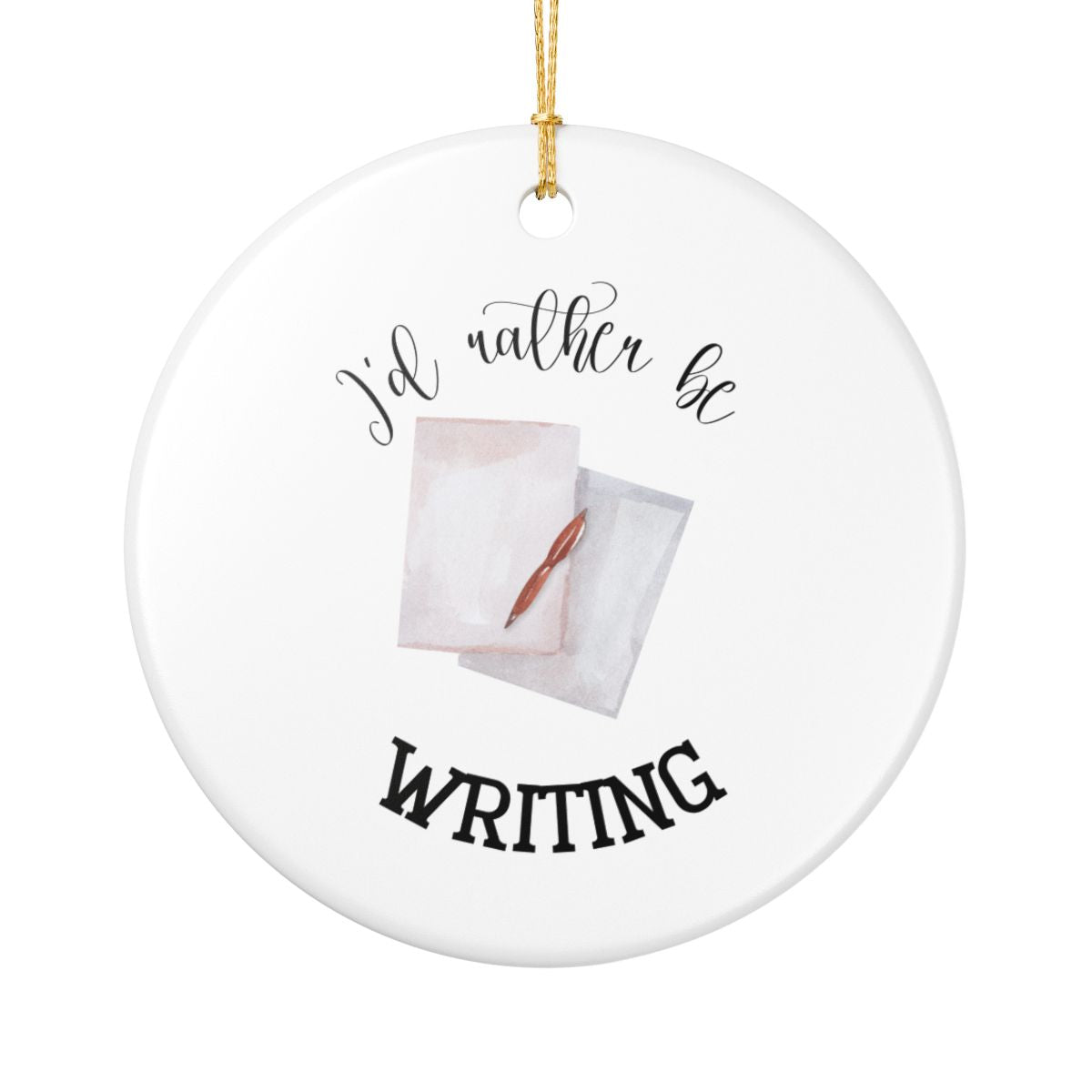 Writing Ornament