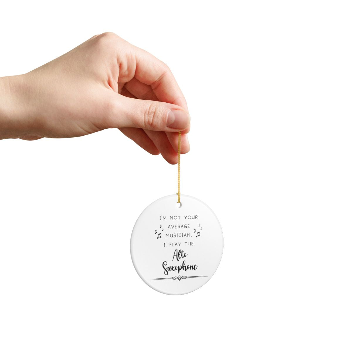 Alto Saxophone Ornament, Gift for Alto Sax Player