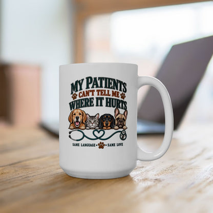 Personalized Veterinarian Mug, Vet Doctor Gift, Custom Veterinary Medicine Coffee Cup