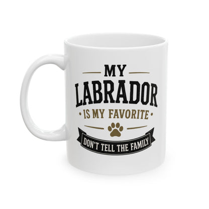 Personalized Labrador Mug, Custom Dog Portrait Mug, Lab Mom Gift, Dog Lover Gift