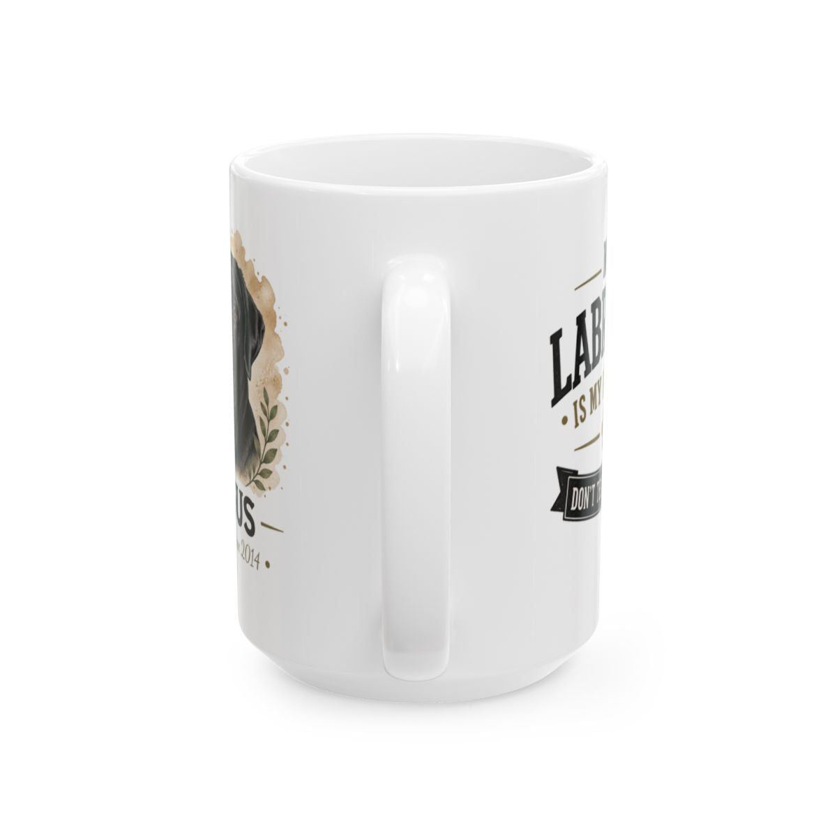 Personalized Labrador Mug, Custom Dog Portrait Mug, Lab Mom Gift, Dog Lover Gift