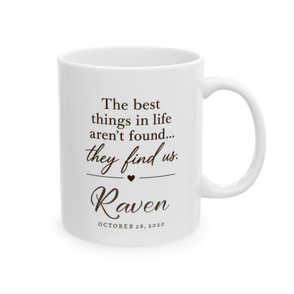 Personalized Gotcha Day Mug, Custom Dog Portrait, Adoption Anniversary Gift, Dog Mom Keepsake