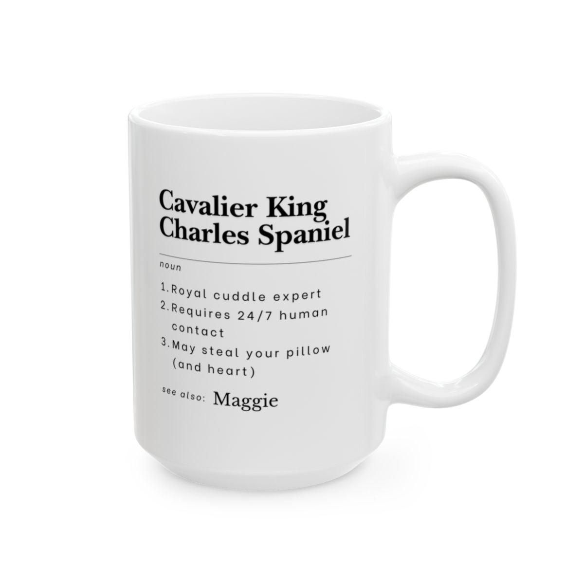 Personalized Cavalier King Charles Spaniel Mug