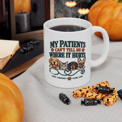Personalized Veterinarian Mug, Vet Doctor Gift, Custom Veterinary Medicine Coffee Cup