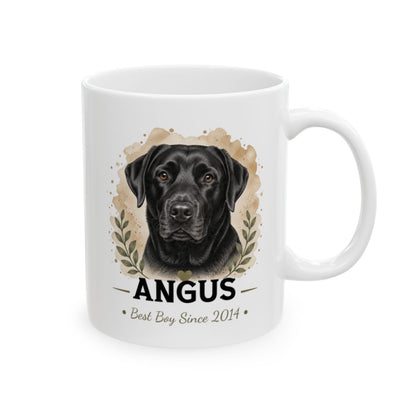 Personalized Labrador Mug, Custom Dog Portrait Mug, Lab Mom Gift, Dog Lover Gift