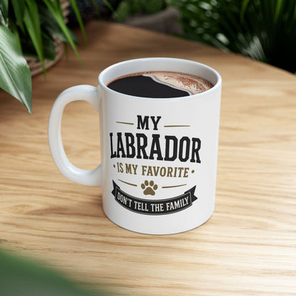 Personalized Labrador Mug, Custom Dog Portrait Mug, Lab Mom Gift, Dog Lover Gift