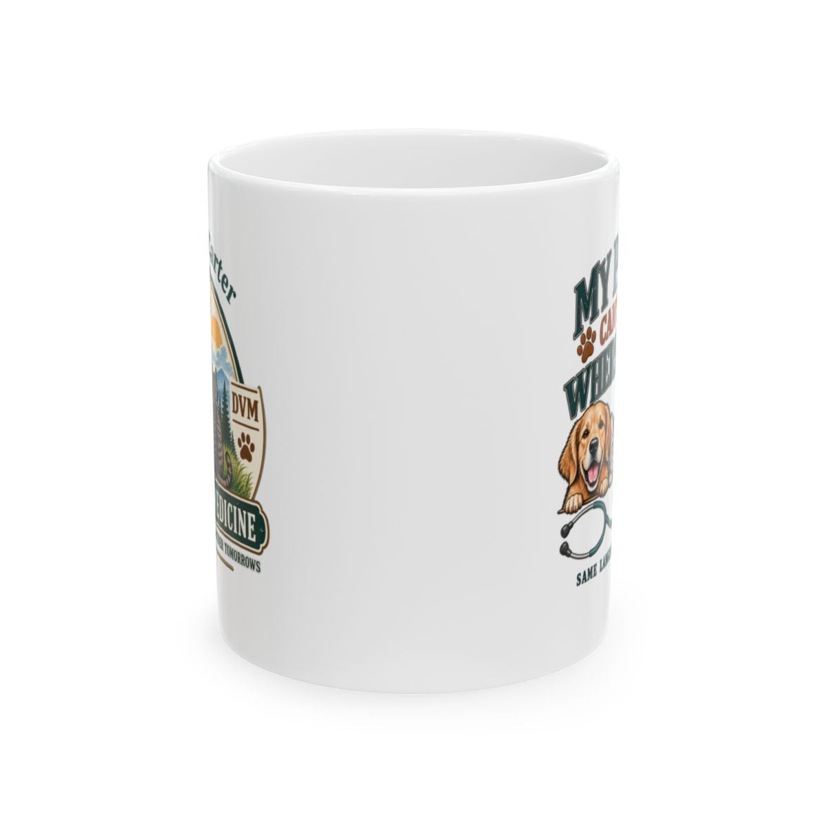Personalized Veterinarian Mug, Vet Doctor Gift, Custom Veterinary Medicine Coffee Cup
