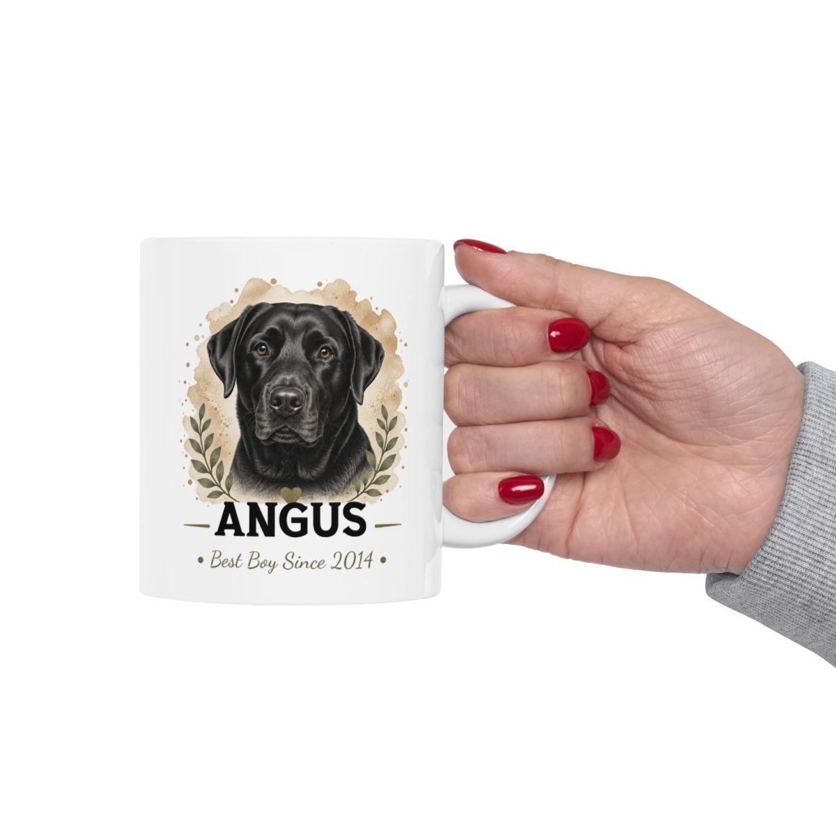 Personalized Labrador Mug, Custom Dog Portrait Mug, Lab Mom Gift, Dog Lover Gift
