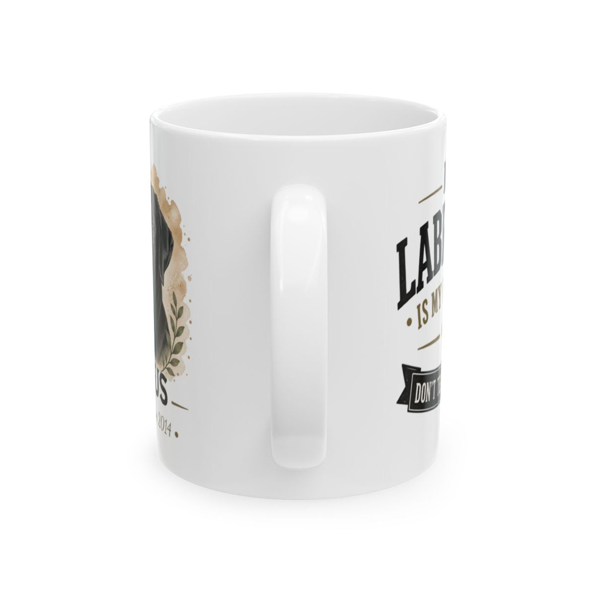 Personalized Labrador Mug, Custom Dog Portrait Mug, Lab Mom Gift, Dog Lover Gift