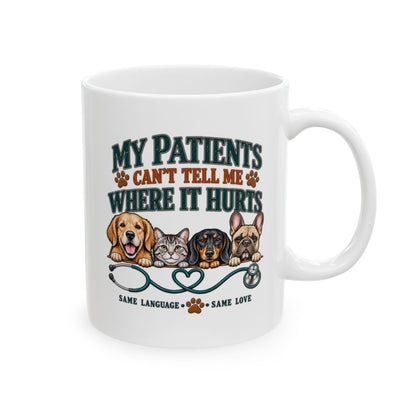 Personalized Veterinarian Mug, Vet Doctor Gift, Custom Veterinary Medicine Coffee Cup