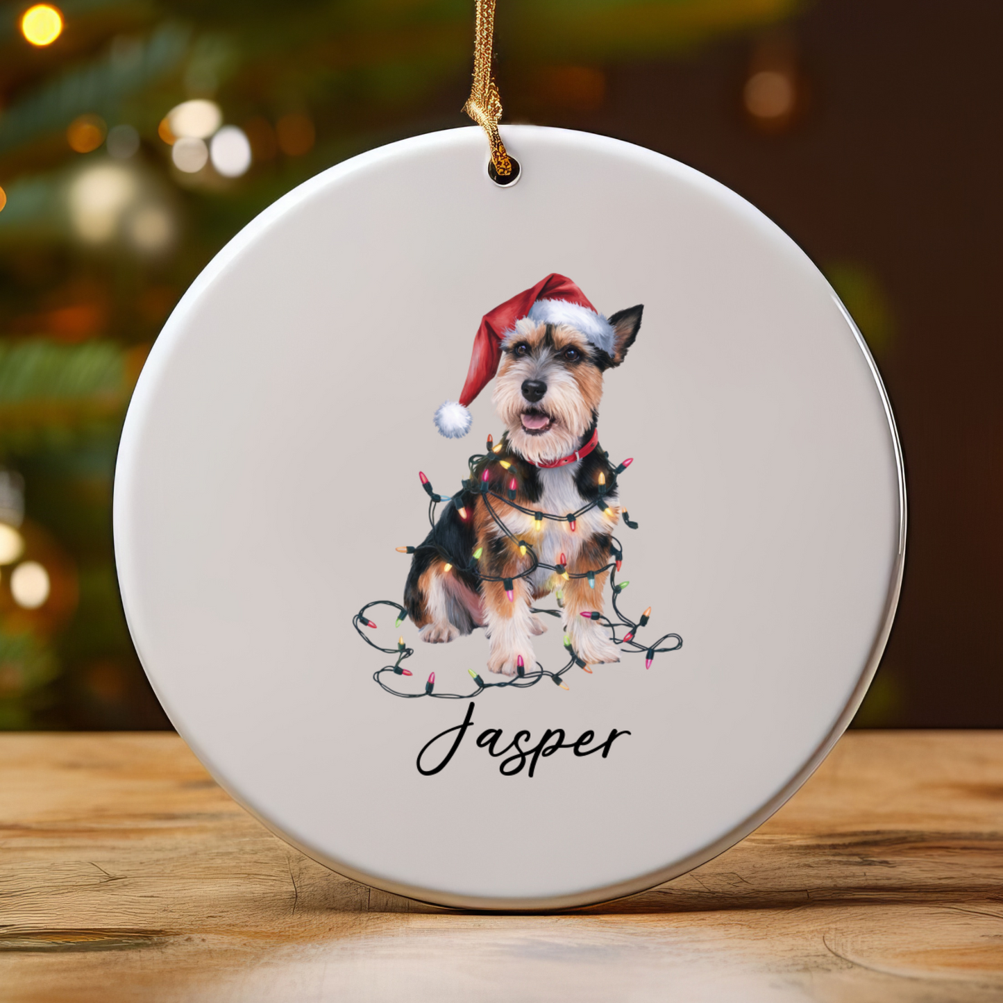 Norfolk Terrier Ornament, Custom Pet Keepsake