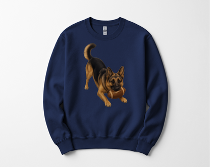 German Shepherd Football Sweatshirt