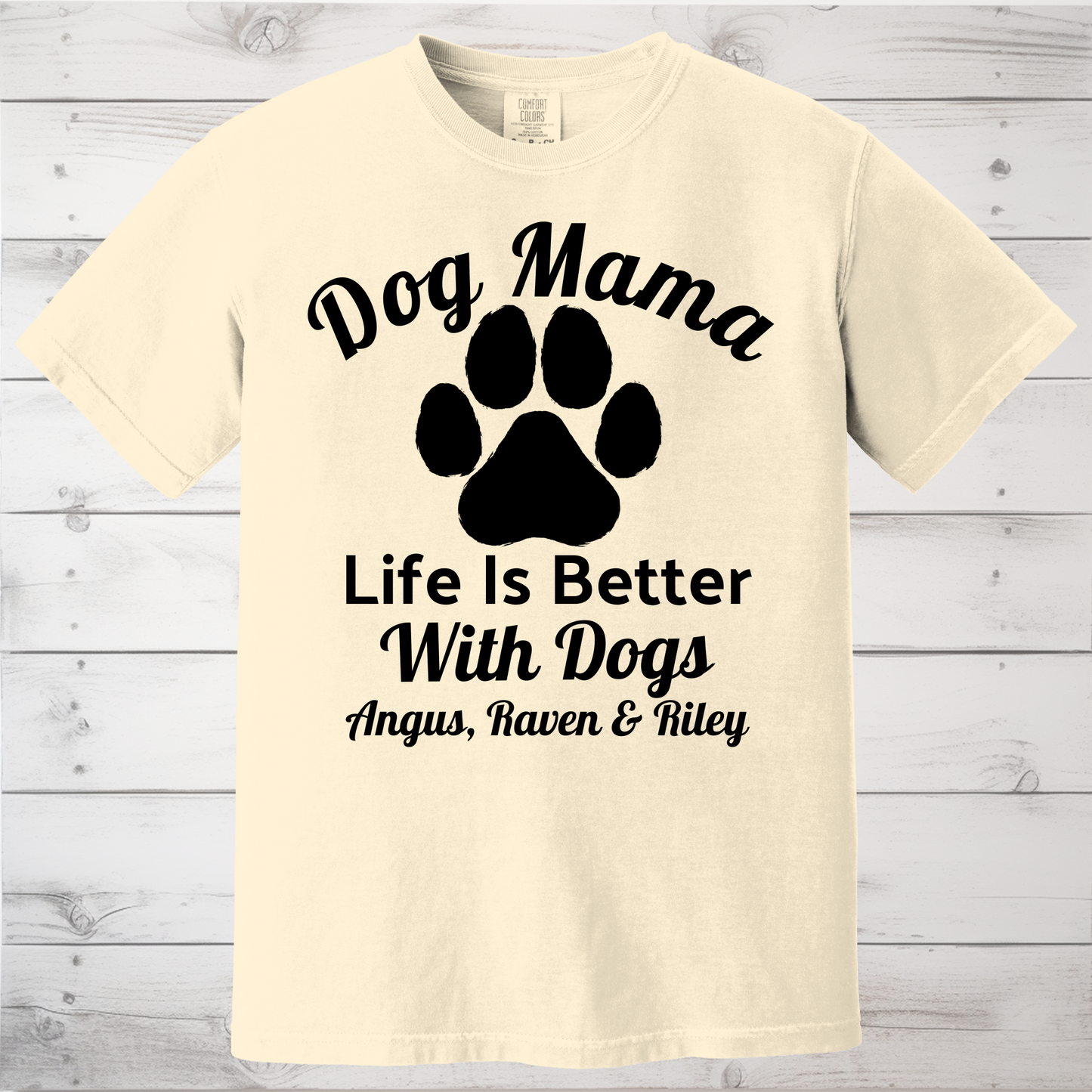 Personalized Life is Better With Dogs Shirt