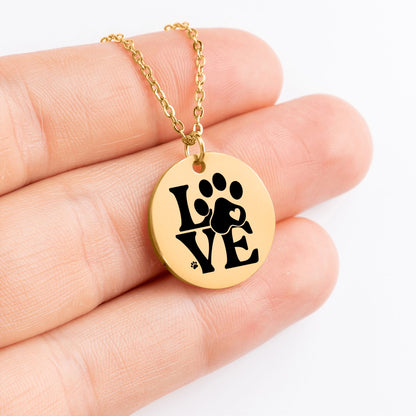 From Your Pet: “You Completed Me” Necklace – Gift for Pet Parents in Gold, Rose Gold, or Silver