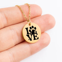 Load image into Gallery viewer, From Your Pet: “You Completed Me” Necklace – Gift for Pet Parents in Gold, Rose Gold, or Silver
