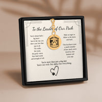 Load image into Gallery viewer, Personalized Dog Dad Leader of the Pack Keychain
