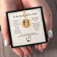 Load image into Gallery viewer, Personalized Dog Dad Leader of the Pack Keychain
