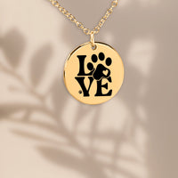 Load image into Gallery viewer, From Your Pet: “You Completed Me” Necklace – Gift for Pet Parents in Gold, Rose Gold, or Silver
