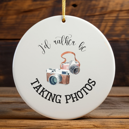 Photographer Gift, Camera Ornament, Gift for Photographer, Photography Gift, Photo Lover Gift