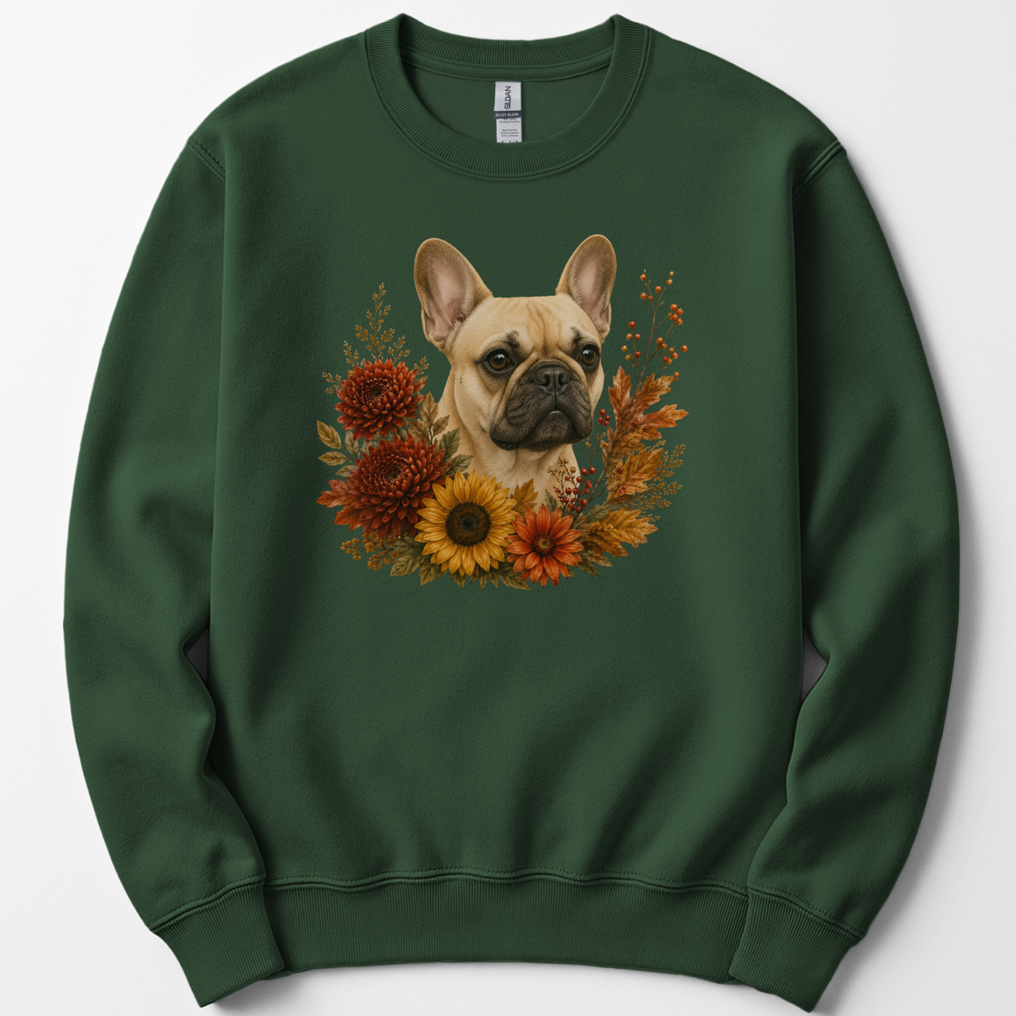 French Bulldog Autumn Floral Sweatshirt