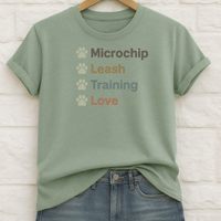 Load image into Gallery viewer, Responsible Dog Ownership T-Shirt, Pet Lover Gift, Funny Dog Owner Tee, Comfortable Cotton Shirt, Eco-Friendly Pet Apparel
