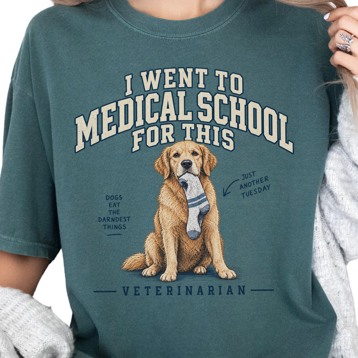 Funny Veterinarian Shirt, Vet Gift, Veterinary Medicine Tee, Dog Doctor Humor, Vet School Shirt