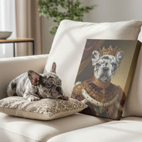 Load image into Gallery viewer, Personalized Royal King Dog Portrait – Custom Renaissance Pet Art Canvas