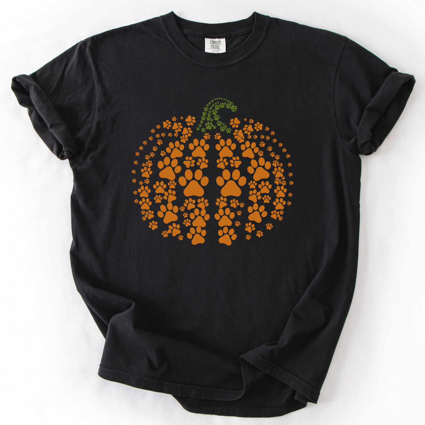 Paw Print Pumpkin Shirt