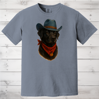 Load image into Gallery viewer, Customized Cowboy Pet Photo Portrait Shirt
