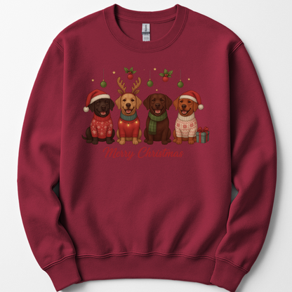 Merry Christmas Labrador Sweatshirt