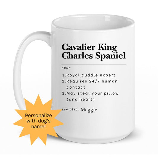 Personalized Cavalier King Charles Spaniel Mug