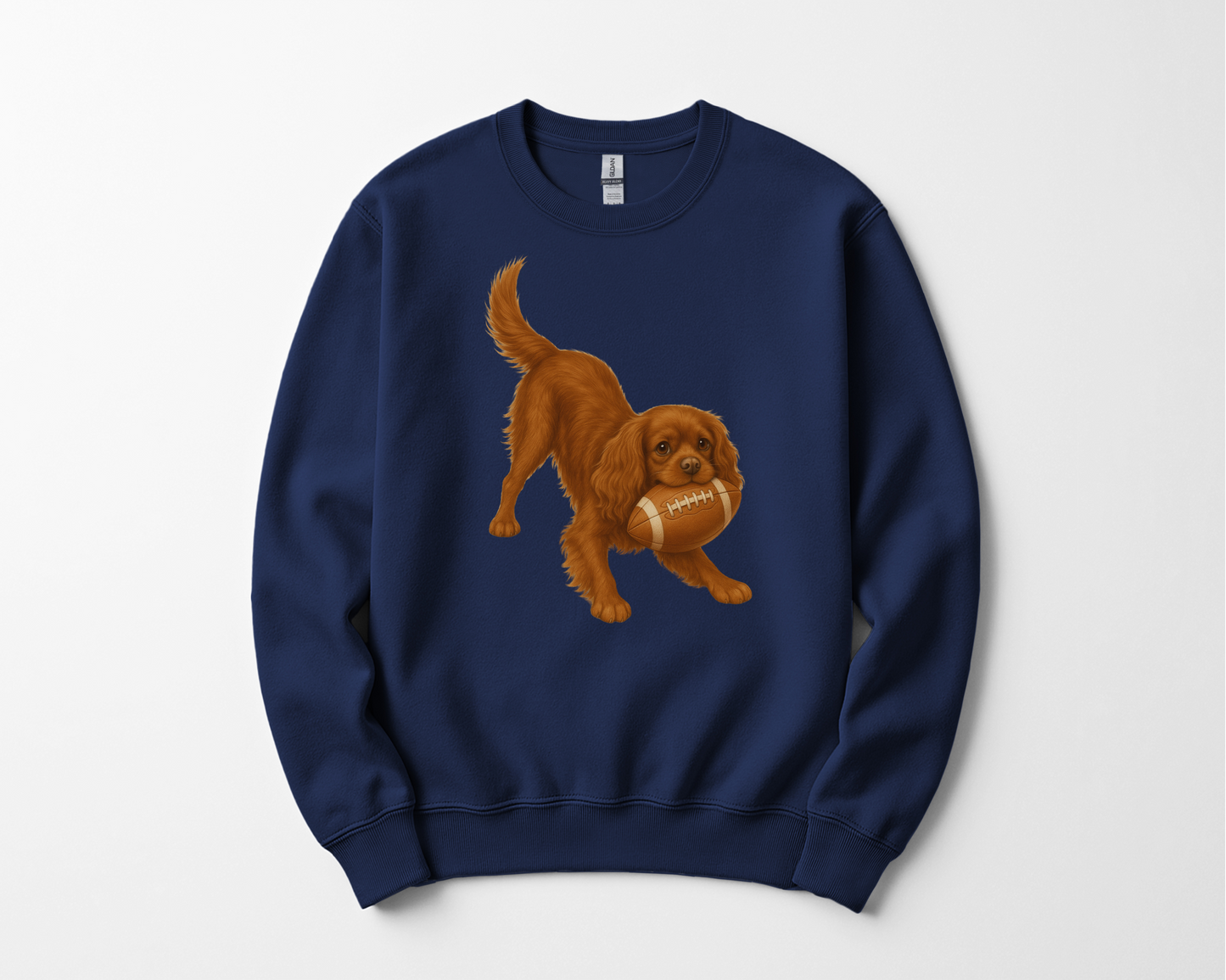 Ruby Cavalier Football Sweatshirt