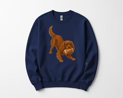 Ruby Cavalier Football Sweatshirt