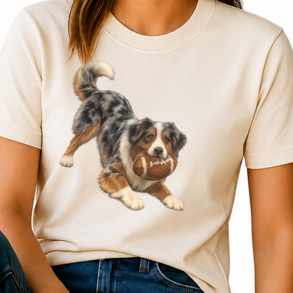 Australian Shepherd Football Shirt