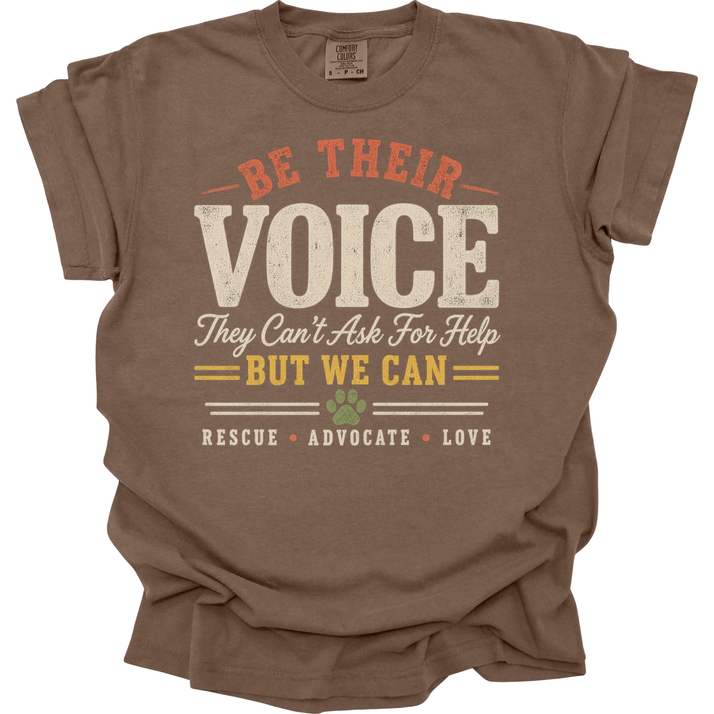 Animal Shelter Volunteer Shirt - Be Their Voice
