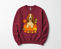 Load image into Gallery viewer, Basset Hound in Pumpkin Fall Shirt/Sweatshirt
