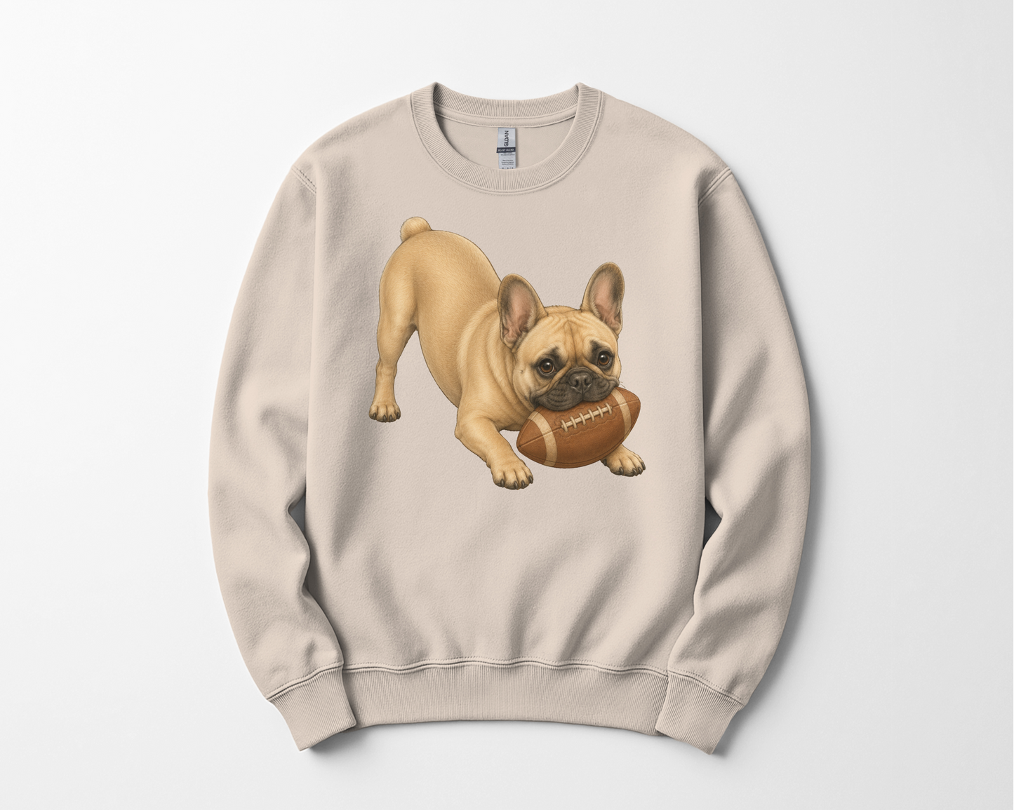 French Bulldog Football Sweatshirt
