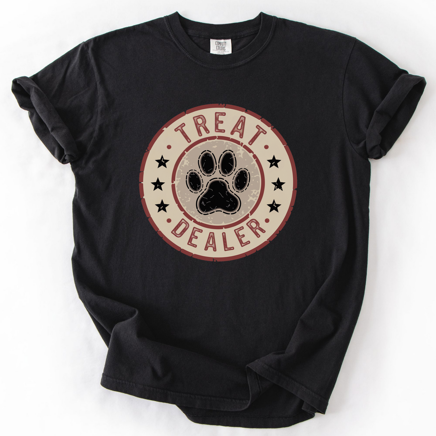 Treat Dealer Shirt, Funny Dog Mom Tee, Dog Lover Comfort Colors Shirt