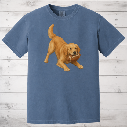 Golden Retriever Football Shirt