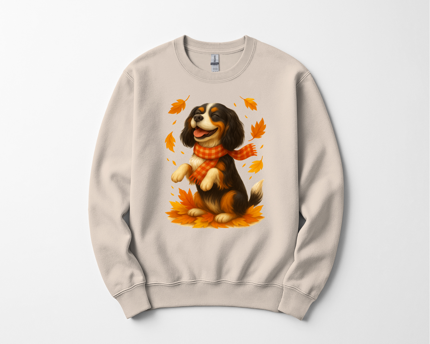 Cavalier King Charles Autumn Shirt, Cozy Spaniel Sweatshirt, Fall Dog Lover Top Gift, Cute Dog Pullover, Autumn Apparel