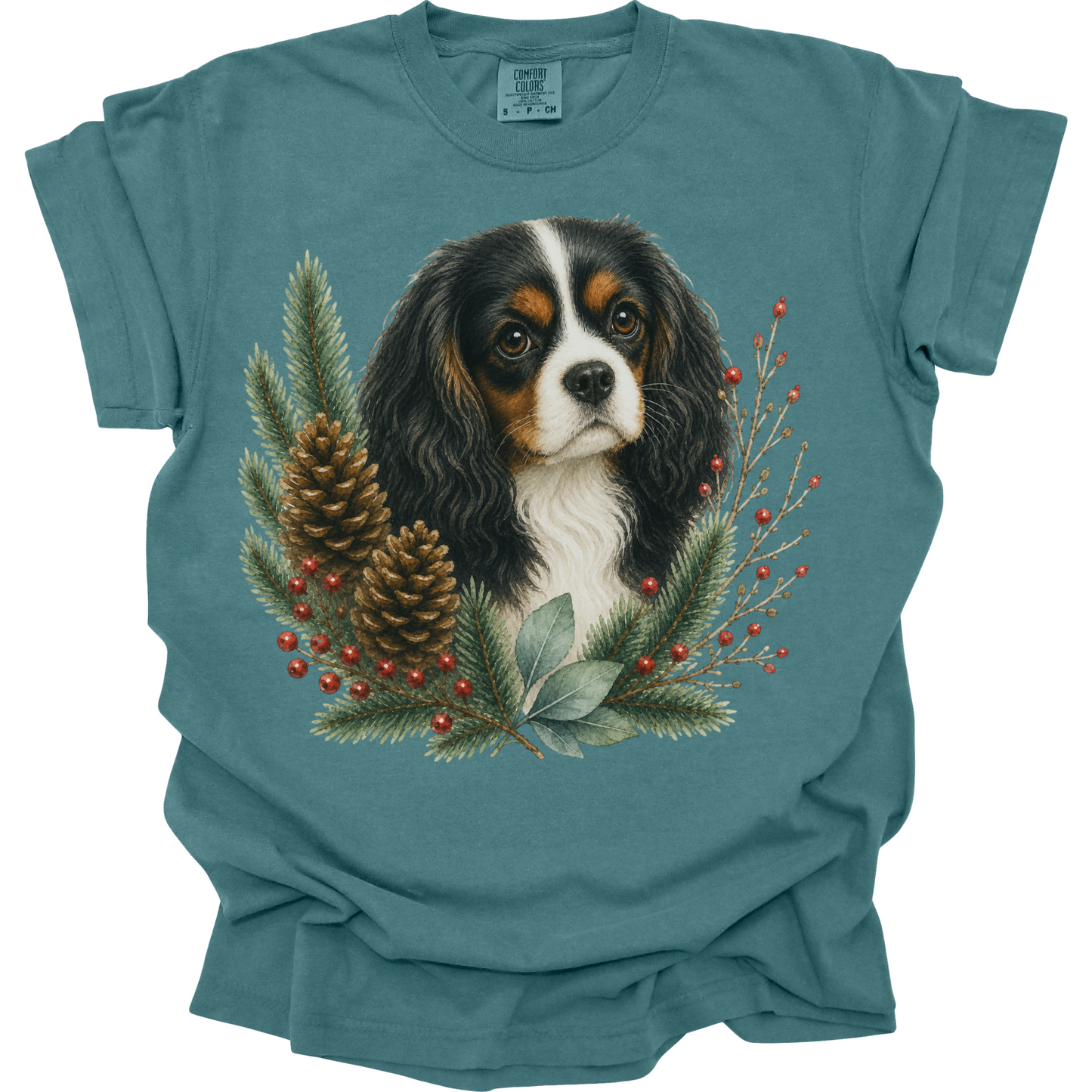 Cavalier King Charles Christmas Shirt, Winter Dog Mom Tee, Cavalier Lover Gift