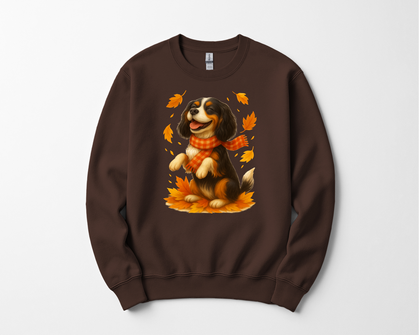 Cavalier King Charles Autumn Shirt, Cozy Spaniel Sweatshirt, Fall Dog Lover Top Gift, Cute Dog Pullover, Autumn Apparel