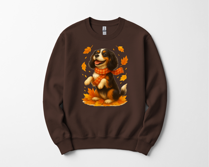 Cavalier King Charles Autumn Shirt, Cozy Spaniel Sweatshirt, Fall Dog Lover Top Gift, Cute Dog Pullover, Autumn Apparel