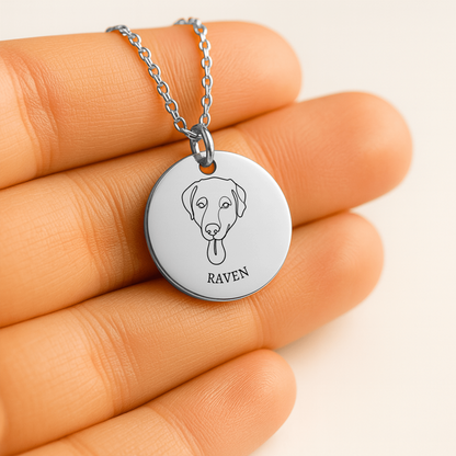 Personalized Dog Necklace for Mom